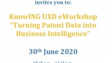 Prijavite se za KnowING UXD eWorkshop  &ldquo;Pretvaranje patentnih podataka u poslovnu inteligenciju", 30.juna 2020.godine