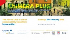 Poziv za uče&scaron;će na Transnacionalnoj radionici &bdquo;ChIMERA PLUS&ldquo; projekta: "Uloga kulturnih i kreativnih industrija u tranziciji urbane održivosti:  Innov-Action"